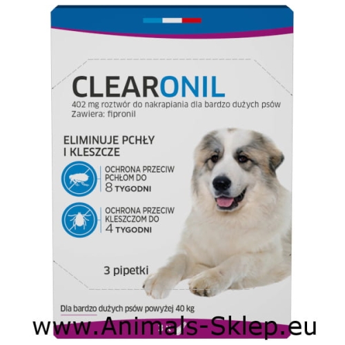Francodex Clearonil dla bardzo dużych psów pow 40kg 3x 402mg