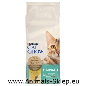 Purina Cat Chow Hairball Chicken z kurczakiem 15kg