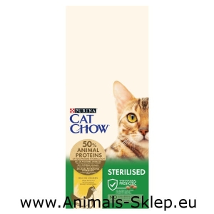 Purina Cat Chow Sterilised Chicken z kurczakiem 15kg