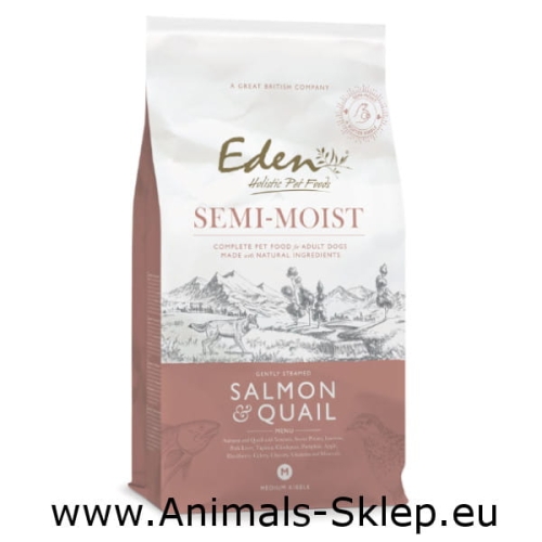 Eden karma półwilgotna dla psa Łosoś Przepiórka 2kg