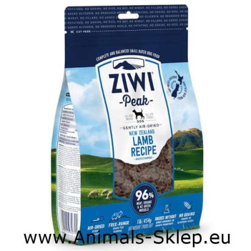 Ziwi Peak Lamb Recipe Jagnięcina dla psa 454g