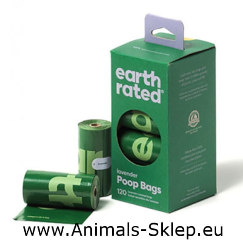 Earth Rated Poop Bags Woreczki Lawendowe zapas 8x 15szt