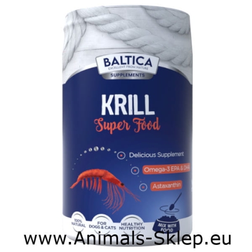 Baltica Krill Super Food kryl suplement dla psa i kota 100g