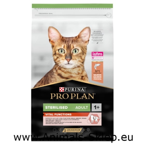 Purina Pro Plan Sterilised Vital Functions z łososiem 10kg