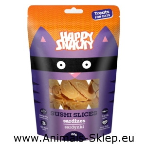 Happy Snacky plasterki Sushi z Sardynki dla kota 80g