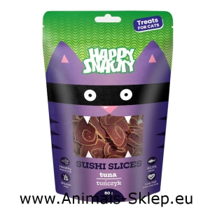 Happy Snacky plasterki Sushi z Tuńczyka dla kota 80g