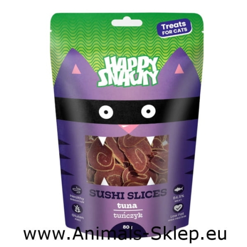 Happy Snacky plasterki Sushi z Tuńczyka dla kota 80g