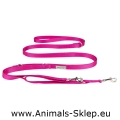 Amiplay smycz regulowana 8w1 Samba 200-400cm różowa