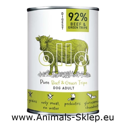Ollo Pure wołowina i zielone żwacze 400g