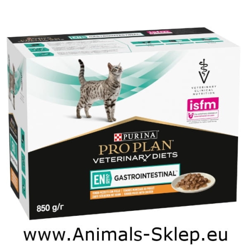 Purina Pro Plan Veterinary Diets EN Gastrointestinal kurczak 10x 85g