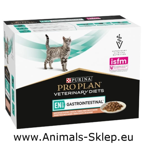Purina Pro Plan Veterinary Diets EN Gastrointestinal łosoś 10x 85g
