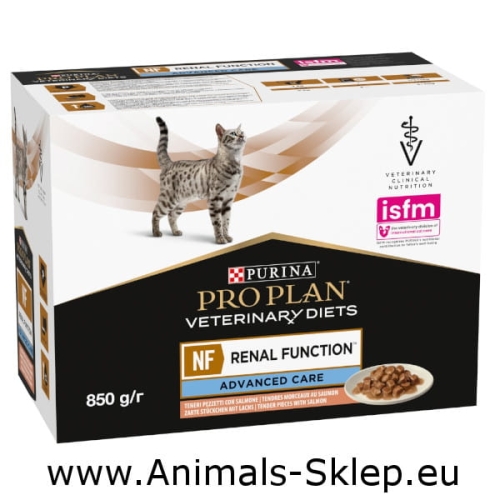Purina Pro Plan Veterinary Diets NF Renal Function łosoś 10x 85g