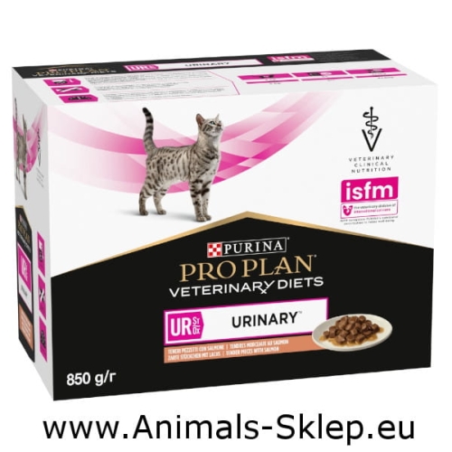 Purina Pro Plan Veterinary Diets UR Urinary łosoś 10x 85g
