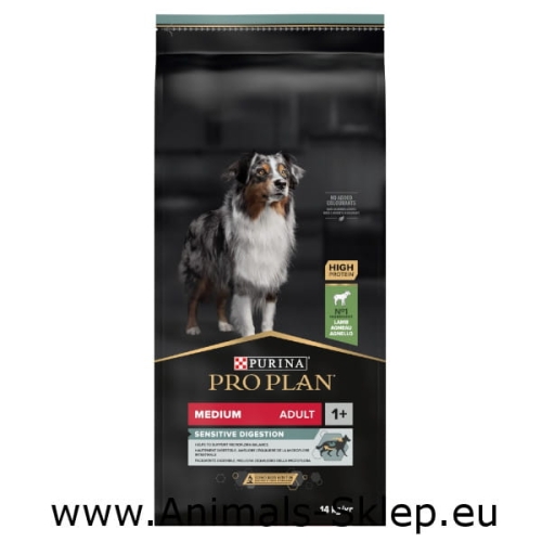 Purina Pro Plan Medium Adult Sensitive Digestion Lamb 14kg