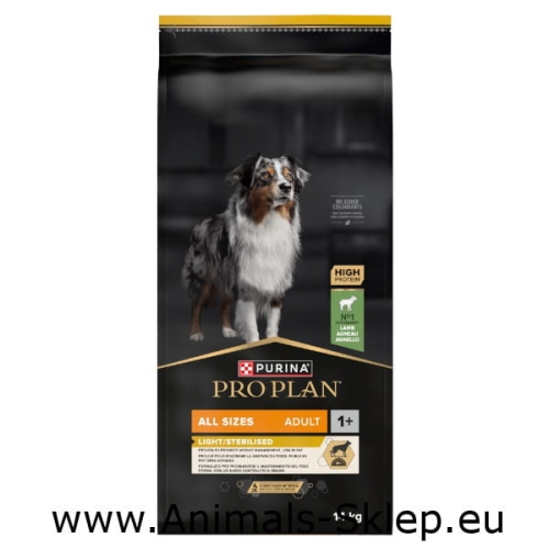Purina Pro Plan All Size Adult Light Sterilised Lamb 14kg