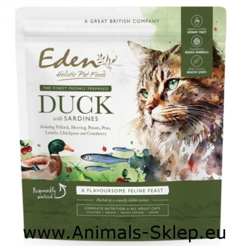Eden Kaczka Sardynka dla kota 1,5kg