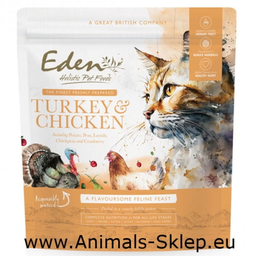 Eden Indyk kurczak dla kota 1,5kg