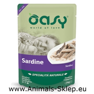 Oasy Natural Sardynka saszetka dla kota 70g