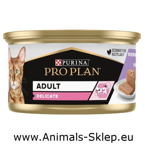 Purina Pro Plan Delicate Mus indyk puszka 85g