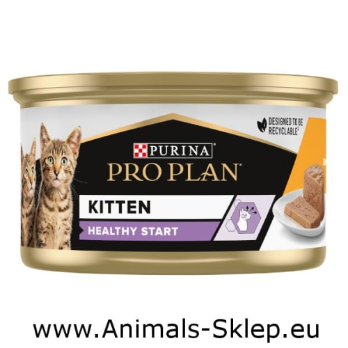 Purina Pro Plan Kitten Mus kurczak puszka 85g