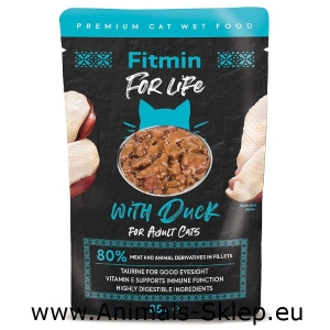 Fitmin For Life cat adult z kaczką 85g