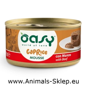 Oasy Caprice Mousse z wołowiną 85g