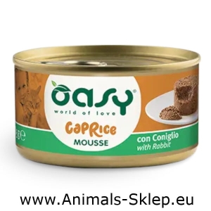 Oasy Caprice Mousse z królikiem 85g