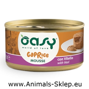 Oasy Caprice Mousse z cielęciną 85g