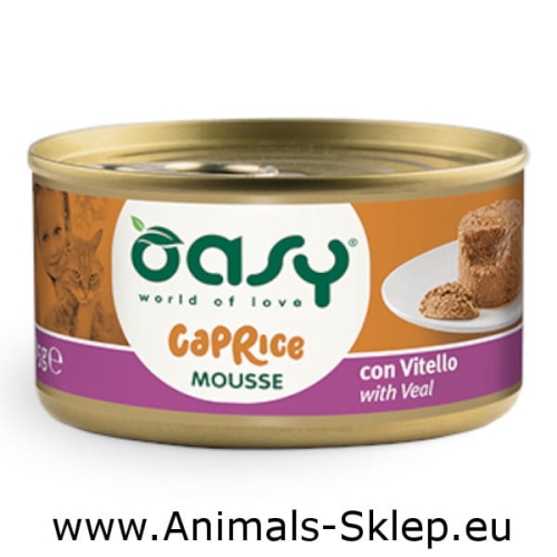 Oasy Caprice Mousse z cielęciną 85g