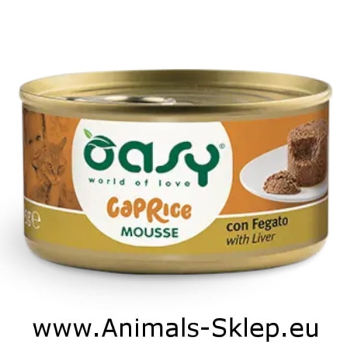 Oasy Caprice Mousse z wątróbką 85g