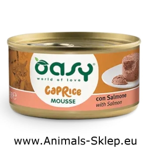Oasy Caprice Mousse z łososiem 85g