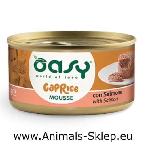 Oasy Caprice Mousse z łososiem 85g