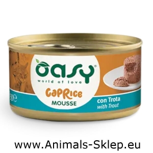 Oasy Caprice Mousse z pstrągiem 85g