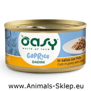 Oasy Caprice Cuts kawałki w sosie z kurczakiem 85g