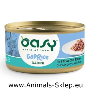 Oasy Caprice Cuts kawałki w sosie z tuńczykiem 85g