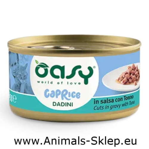 Oasy Caprice Cuts kawałki w sosie z tuńczykiem 85g