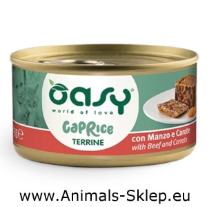Oasy Caprice Terrine z wołowiną i marchewką 85g