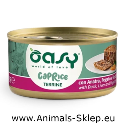 Oasy Caprice Terrine z kaczką i wątróbką 85g
