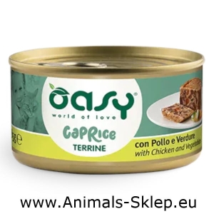 Oasy Caprice Terrine z kurczakiem i warzywami 85g