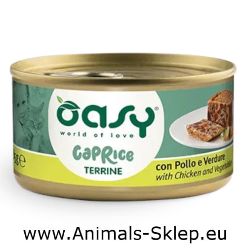 Oasy Caprice Terrine z kurczakiem i warzywami 85g