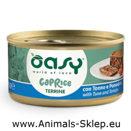 Oasy Caprice Terrine z tuńczykiem i pomidorami 85g