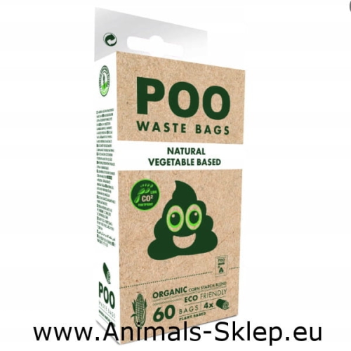 M-Pets Poo Woreczki na odchody 4x 15szt bezzapachowe