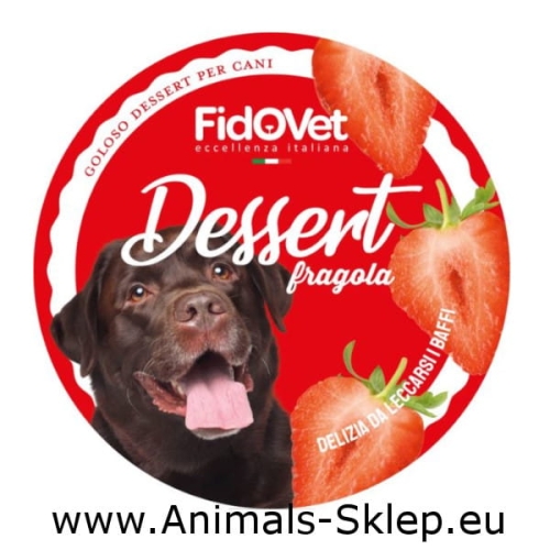 FidOVet przysmak dla psa Deser Truskawka 25g
