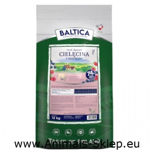 Baltica Smaki regionów cielęcina z jagnięciną dla ras małych 12kg