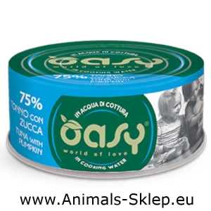 Oasy More Love Tuńczyk Dynia puszka dla kota 70g
