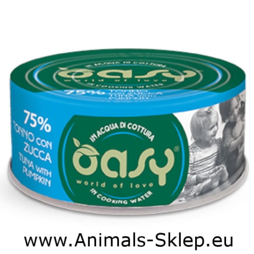 Oasy More Love Tuńczyk Dynia puszka dla kota 70g