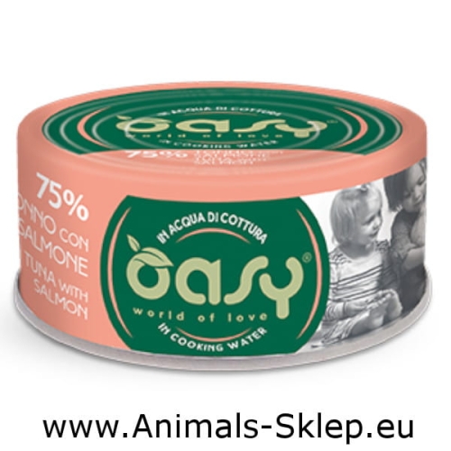 Oasy More Love Tuńczyk Łosoś puszka dla kota 70g