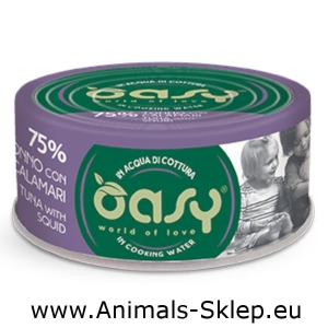 Oasy More Love Tuńczyk Kalmary puszka dla kota 70g
