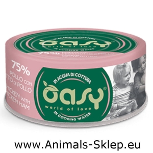 Oasy More Love Kurczak Szynka puszka dla kota 70g