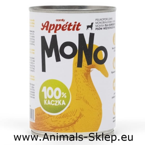 Comfy Appetit monobiałkowa puszka dla psa kaczka 400g